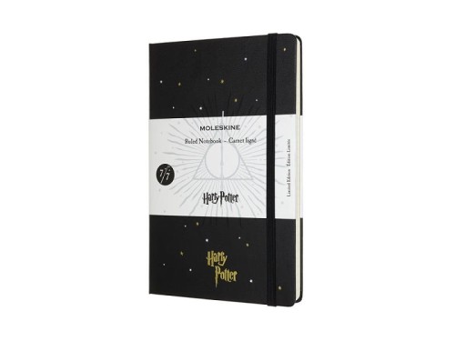 Notes Moleskine Harry Potter i insygnia smierci czarny w linie twardy.jpg