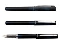 Pióro wieczne Platinum Prefounte Graphite Blue zamknięte.jpg