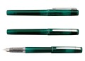 Pióro wieczne Platinum Prefounte Dark Emerald zamknięte.jpg