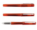 Pióro wieczne Platinum Prefounte Vermilion Orange zamknięte.jpg