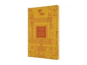 Moleskine Harry Potter żółty w twardej oprawie w linie w pudełku