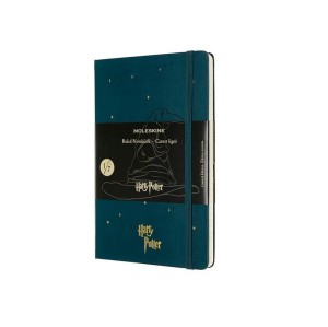 Moleskine Harry Potter i Kamień Filozoficzny zielony w twardej oprawie 