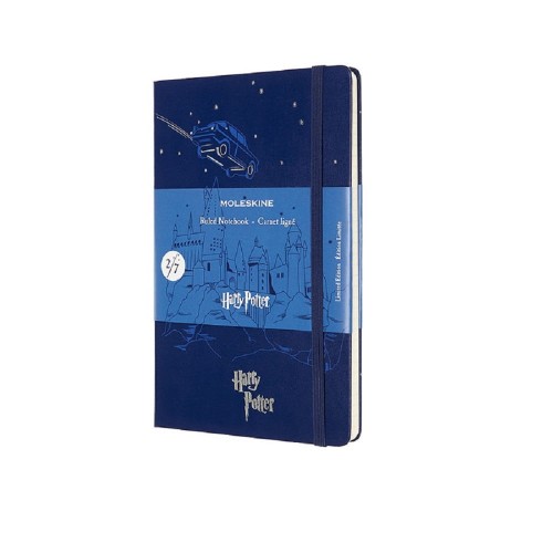 Notes Moleskine Harry Potter i Komnata Tajemnic niebieski w twardej oprawie w linie twardy.jpg