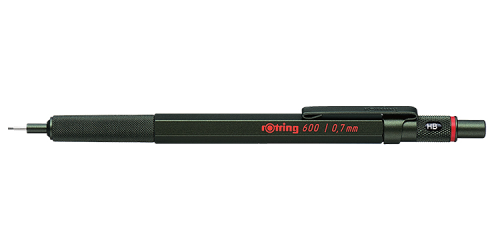 Ołówek automatyczny Rotring 600 0,7 mm metaliczny zielony.jpg
