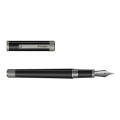 Pióro wieczne Montegrappa Zero Gun Metal Ruthenium korpus i skuwka.jpg