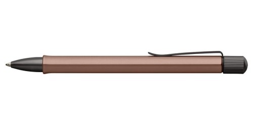 Długopis Faber-Castell Hexo brązowy.jpg