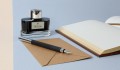 Pióro wieczne Faber-Castell Ambition Black Resin prezentacja z atramentem.jpg