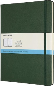 Notatnik Moleskine Classic XL ciemnozielony (myrtle green) twarda oprawa