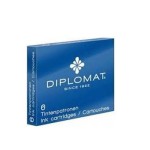 Naboje Diplomat niebieskie 6 szt.