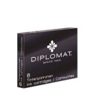 Naboje Diplomat czarne 6 szt.