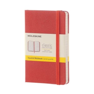 Notatnik Moleskine Classic L koralowy twarda okładka