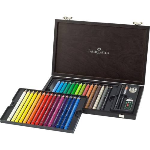 Kredki akwarelowe Faber-Castell Albrecht Dürer Magnus 30 szt. - drewniana kaseta.jpg