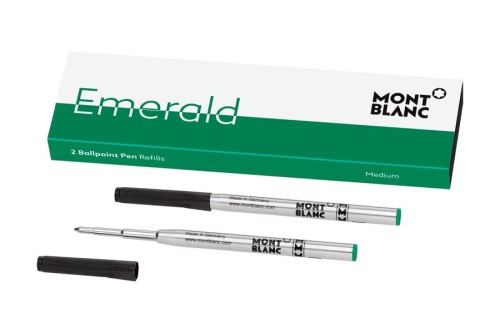 Wkłady do długopisu Montblanc Emerald Green M zielone.jpg
