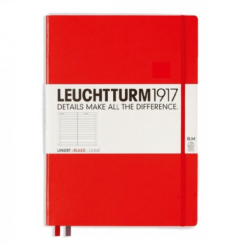 Notes Leuchtturm 1917 Master Slim A4+ czerwony.jpg