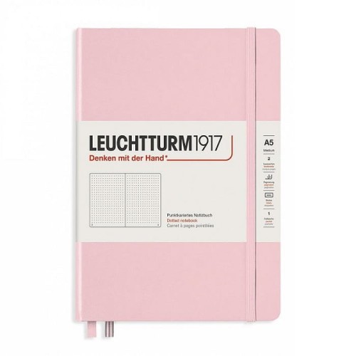 Notatnik Leuchtturm1917 Medium A5 Powder pudrowy róż.jpg