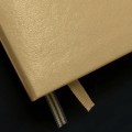 Notatnik Leuchtturm1917 Medium A5 Gold złoty edycja limitowana tasiemki.jpg