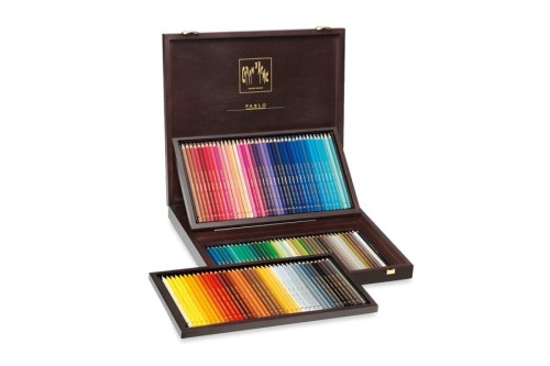 Kredki Caran d'Ache Pablo 120 kolorów  - drewniana kaseta.jpg