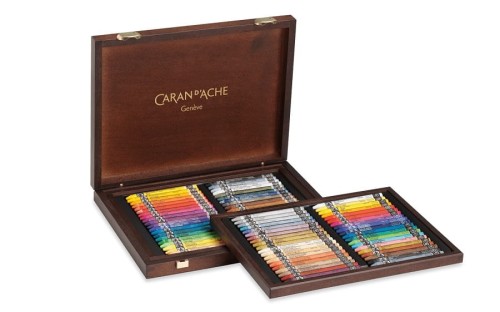 Kredki Caran d'Ache Neocolor 80 kolorów - drewniana kaseta.jpg
