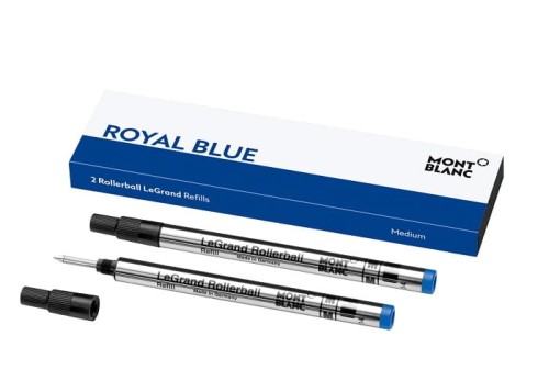 Wkłady do pióra kulkowego Montblanc LeGrand Royal Blue M niebieskie.jpg