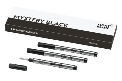 Wkłady do pióra kulkowego Montblanc Mystery Black Small M czarne.jpg
