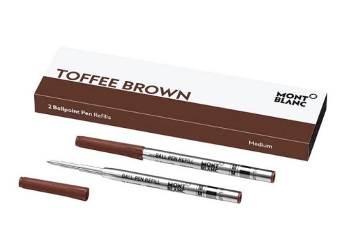 Wkłady do długopisu Montblanc Toffee Brown M brązowe 2 szt..jpg