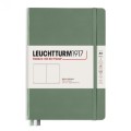 Notatnik Leuchtturm1917 Smooth Colours Olive oliwkowy twarda okładka.jpg