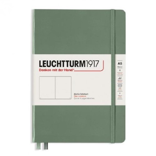 Notatnik Leuchtturm1917 Smooth Colours Olive oliwkowy twarda okładka.jpg