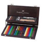 Zestaw artystyczny Faber-Castell Art & Graphic Compendium - drewniana kaseta
