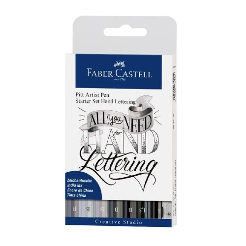 Zestaw pisaków Faber-Castell Pitt Artist Hand Lettering i akcesoria 9 elementów.jpg