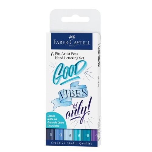 Zestaw pisaków artystycznych Faber-Castell Pitt Artist Hand Lettering odcienie niebieskiego 6 elementów.jpg