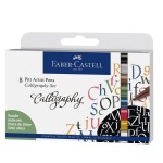 Zestaw do kaligrafii Faber-Castell Pitt Artist Pens Calligraphy 8 elementów