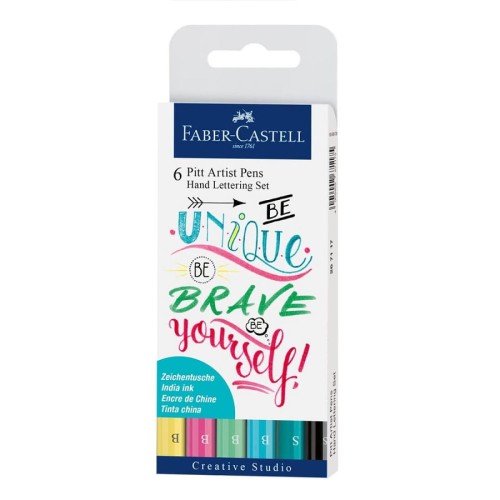 Zestaw pisaków artystycznych Faber-Castell Pitt Artist Hand Lettering odcienie pastelowe 6 elementów.jpg