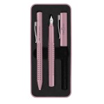 Zestaw prezentowy Faber-Castell Grip 2010 Rose Shadows różowy