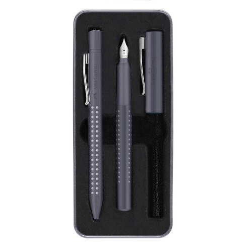 Zestaw prezentowy Faber-Castell Grip 2010 Dapple Grey.jpg