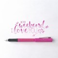 Pióro wieczne Faber-Castell Grip 2010 Pink &amp; Orange różowo-pomarańczowe prezentacja 2.jpg