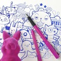 Pióro wieczne Faber-Castell Grip 2010 Pink &amp; Orange różowo-pomarańczowe prezentacja 3.jpg