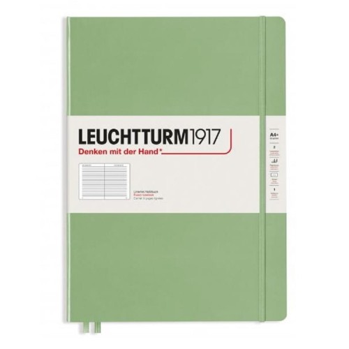 Notatnik Leuchtturm1917 Master Slim A4+ Sage szałwiowy.jpg