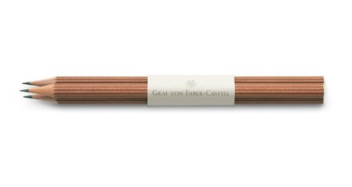 Ołówki Graf von Faber-Castell No. III Brown brązowe.jpg