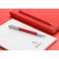 Ołówki grafitowe Graf von Faber-Castell Guilloche India Red - prezentacja.jpg