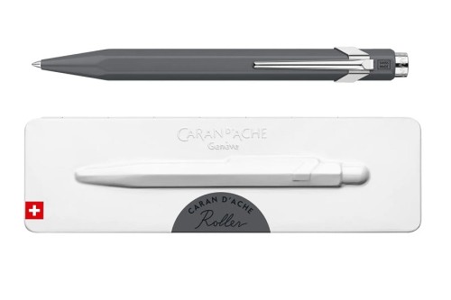 Pióro kulkowe Caran d'Ache 849 szare.jpg