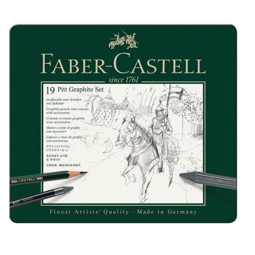 Zestaw Faber-Castell Pitt Graphite Set - 19 elementów.jpg