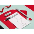 Długopis Faber-Castell Hexo srebrny matowy prezentacja.jpg
