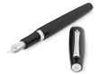 Pióro wieczne Montegrappa Manager Resin Steel czarne stalowe prezentacja.jpg