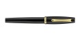 Pióro wieczne Montegrappa Manager Resin Gold czarne złote zamknięte.jpg