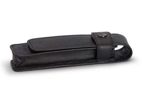 Etui Kaweco Standard pojedyncze skórzane czarne z klapką.jpg