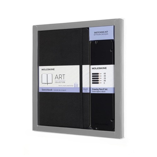 Zestaw Moleskine Sketching Kit - szkicownik i ołówki.jpg