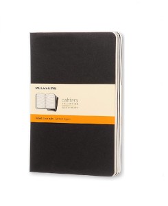 Zestaw zeszytów Moleskine Cahiers Journals L czarnych