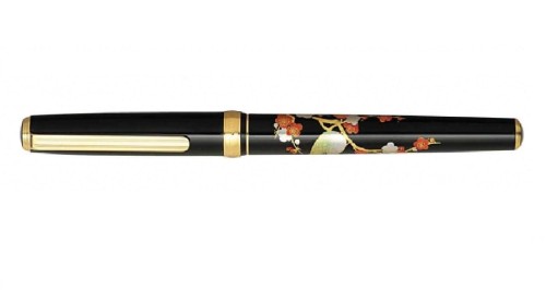 Pióro wieczne Platinum Vicoh Modern Maki-e Brush Warbler.jpg