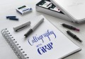 Zestaw do kaligrafii Faber-Castell Grip kompozycja.jpg