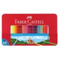 Kredki Faber-Castell Zamek 60 szt. i akcesoria w metalowej kasetce.jpg